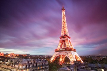 The Eiffel Tower is closed to visitors