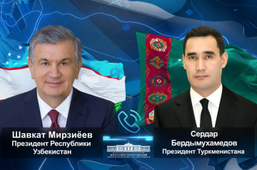 Uzbek and Turkmen presidents discuss trade and energy co-op