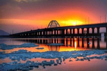 Lake Urmia in Iran has completely dried up