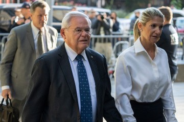 Former U.S. senator Menendez's wife sentenced to 4.5 years in prison for bribery