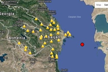 Magnitude 4 earthquake hits Caspian Sea