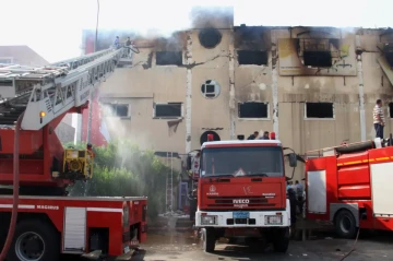 Deadly fire at garment factory in northern Egypt leaves eight dead PHOTO