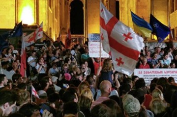 Clash erupts in Tbilisi - Video