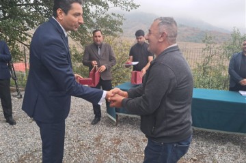 Семьям, переселившимся в село Сеидбейли Ходжалинского района, вручили ключи от домов - ФОТО