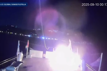Flotilla for Gaza reports second drone attack on boat at Tunisian port VIDEO