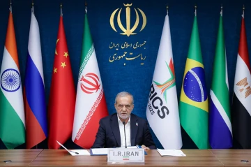 Iran’s president urges BRICS to lead global pushback against unilateralism