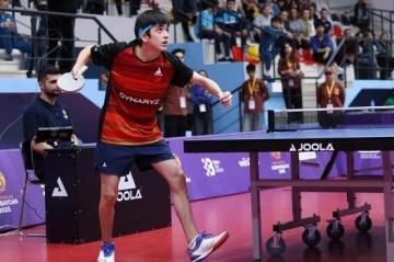 Azerbaijani table tennis players wins CIS Games silver
