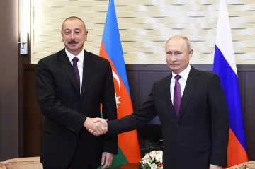 Azerbaijani, Russian presidents meet one-on-one in Tajik capital