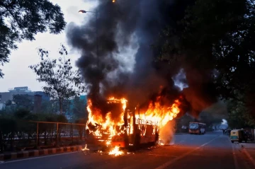 Tragedy in India: 20 burnt alive as bus catches fire in Rajasthan
