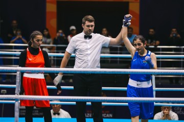 Азербайджанские боксеры вышли в финал III Игр стран СНГ
