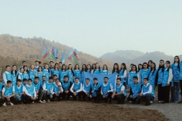 Leyla, Arzu, and Alena Aliyeva visits Lankaran - Photo
