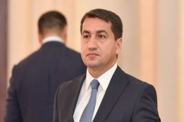 Хикмет Гаджиев поделился публикацией о поездке дипломатов на освобожденные территории