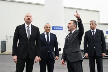 Ильхам Алиев принял участие в открытии завода