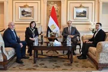 Sahiba Gafarova visits Cairo on working trip