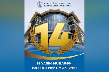 Bakı Ali Neft Məktəbinin yaradılmasından 14 il ötür