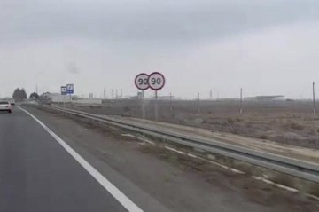 Bakıdan Şamaxı və Qazaxa gedən yoldakı bu görüntü müzakirə yaratdı - Foto