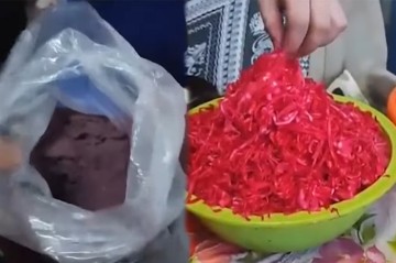 Qırmızı kələm turşuları süni rənglənir? - Video