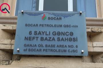 Gəncə neft bazasının fəaliyyəti bərpa olundu - Fotolar