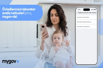 Valideynlər övladlarının laborator analiz nəticələrinə “mygov”da baxa biləcəklər