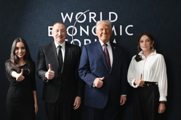 Президент Ильхам Алиев поделился публикацией о встрече с Дональдом Трампом