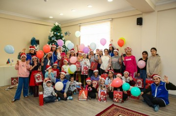 Initiated by Heydar Aliyev Foundation VP Leyla Aliyeva, New Year celebrations organized at children's facilities (PHOTO)