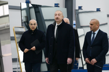 Prezident Sumqayıtda açılışlarda - FOTOLAR - YENİLƏNİB