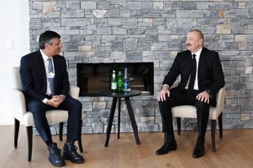 Prezident Davosda görüş keçirdi - Fotolar