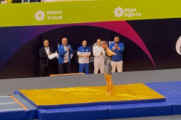 Azerbaijani gymnast wins silver at World Cup in Baku