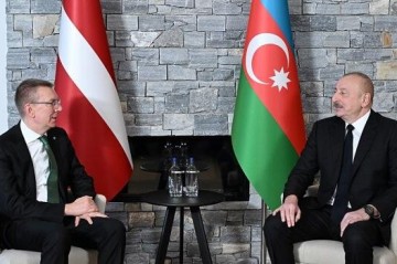 Latvia's Rinkevics called President Ilham Aliyev
