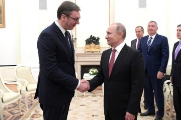 Putin and Vucic discuss Ukraine and Middle East