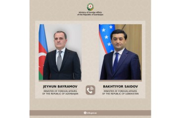 Azerbaijani and Uzbek FMs discuss situation in Middle East