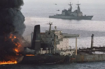 Iran claims tanker attack in Persian Gulf as Iraq halts oil port operations