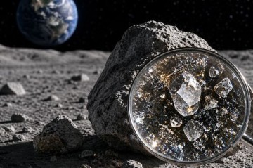 Çin alimləri Ay süxurlarında iki yeni mineral müəyyən ediblər -