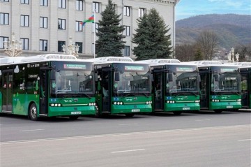В Ханкенди запускаются автобусные маршруты