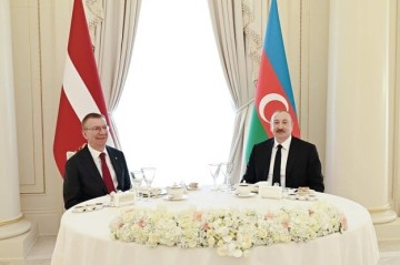 Official luncheon hosted in honor of Latvian President