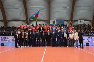 Rescuers win Azerbaijan Volleyball High League title