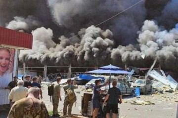 Russian strike on Kramatorsk damages homes, injures eight