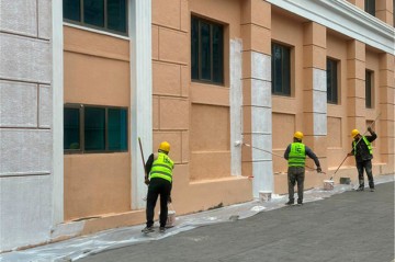 В Баку устранют последствия акта вандализма в Киноцентре «Низами»