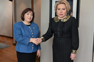 Azerbaijani Parliament Speaker meets with Russian counterpart within IPU assembly framework (PHOTO)