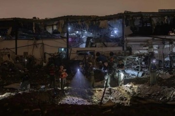 Iranian missile strikes drone factory in central Israel - Photo