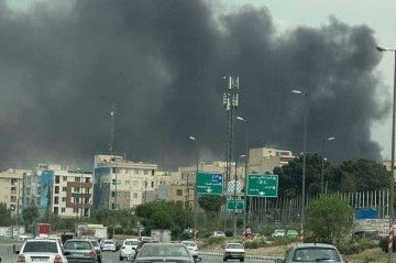 Iranian cities face heavy bombardment - Photo