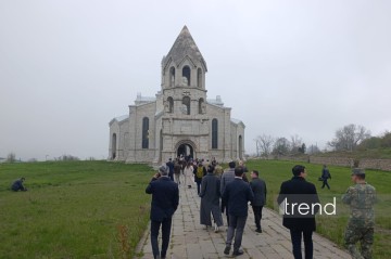 Diplomatic corps representatives visit Ghazanchi Church in Shusha (PHOTO)