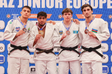 Azərbaycan cüdoçuları Avropa Kubokunun son günündə dörd medal qazanıblar