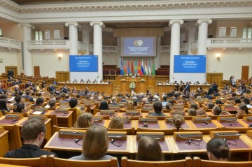 Speaker of Azerbaijani Parliament addresses 60th plenary session of CIS PA