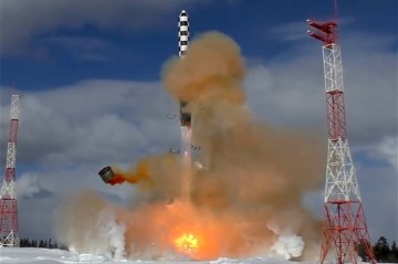 Россия испытала новейшую межконтинентальную ракету «Сармат»
