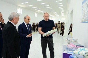 В Ходжалы сдан в эксплуатацию текстильный дом