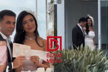Rəvan Qarayev 3-cü xanımının üzünü