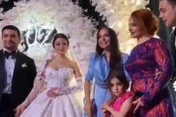 Leyla Əliyeva Bakıda toyda iştirak edib - VİDEO