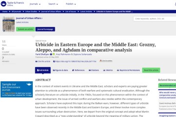 Aghdam’s destruction analyzed in international study as case of urbicide