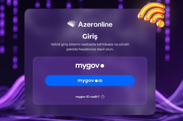 “Azeronline” “mygov ID” platformasına inteqrasiya edilən ilk provayder oldu